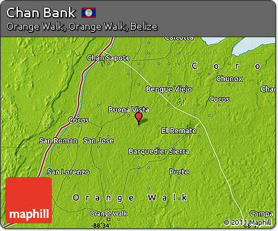 Physical Map of Chan Bank