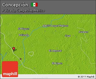 Physical 3D Map of Concepción
