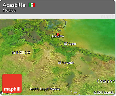 Satellite 3D Map of Atastilla