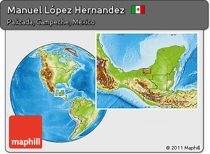 Physical Location Map of Manuel López Hernandez