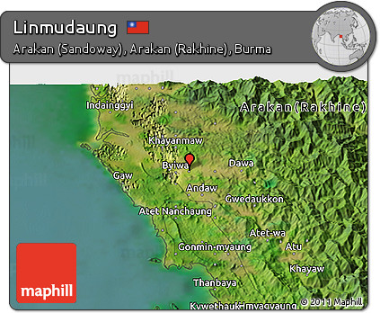 Satellite 3D Map of Linmudaung