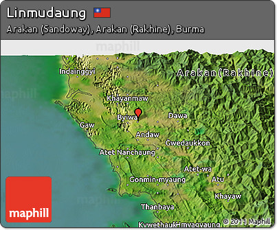 Satellite 3D Map of Linmudaung