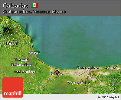 Satellite 3D Map of Calzadas