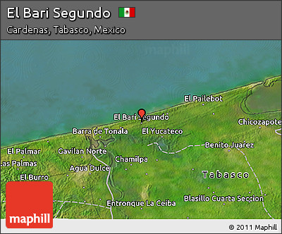 Satellite 3D Map of El Bari Segundo