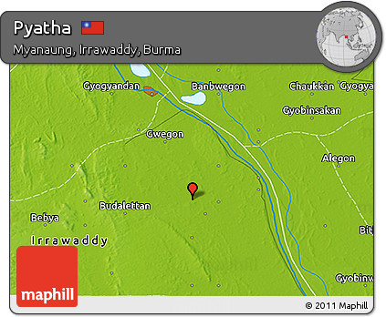 Physical 3D Map of Pyatha