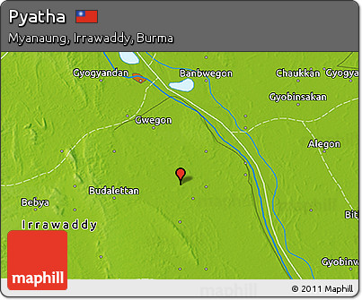 Physical 3D Map of Pyatha