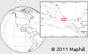 Blank Location Map of Buenos Aires