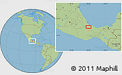 Savanna Style Location Map of Buenos Aires