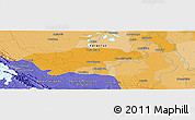 Political Panoramic Map of Buenos Aires