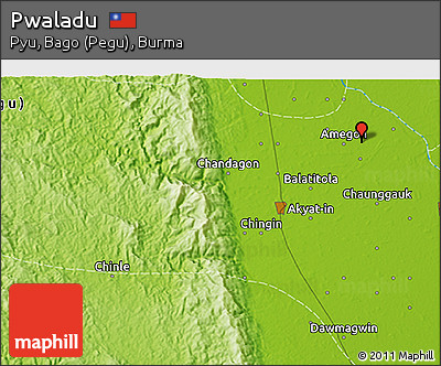 Physical 3D Map of Pwaladu
