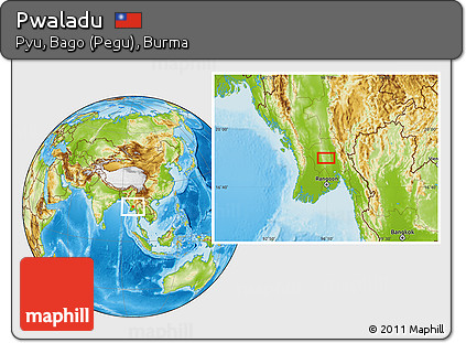 Physical Location Map of Pwaladu