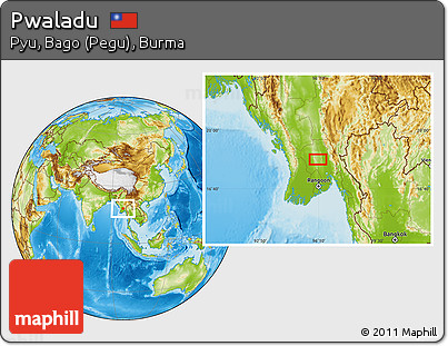 Physical Location Map of Pwaladu