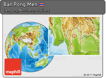 Physical Location Map of Ban Pong Men
