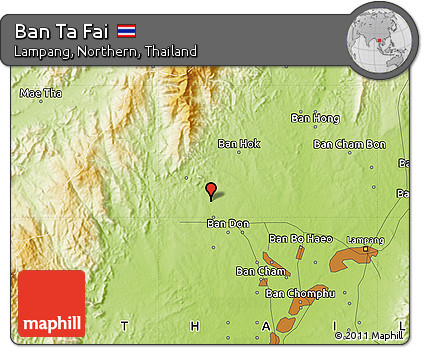 Physical Map of Ban Ta Fai