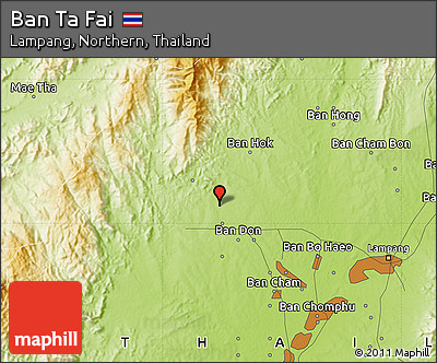Physical Map of Ban Ta Fai