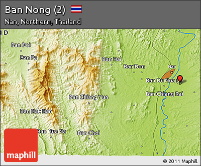 Physical 3D Map of Ban Nong (2)