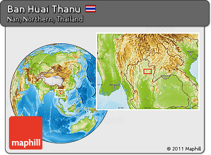 Physical Location Map of Ban Huai Thanu