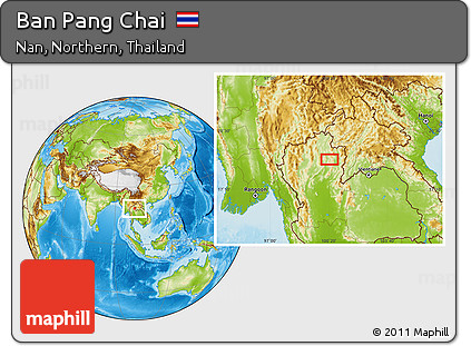 Physical Location Map of Ban Pang Chai