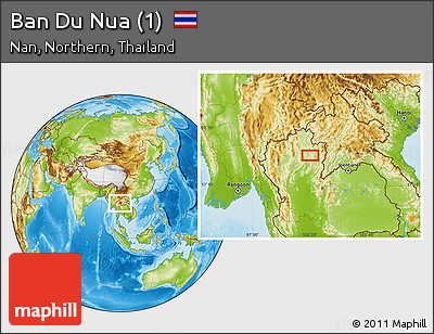 Physical Location Map of Ban Du Nua (1)