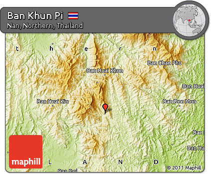 Physical Map of Ban Khun Pi