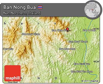 Physical Map of Ban Nong Bua