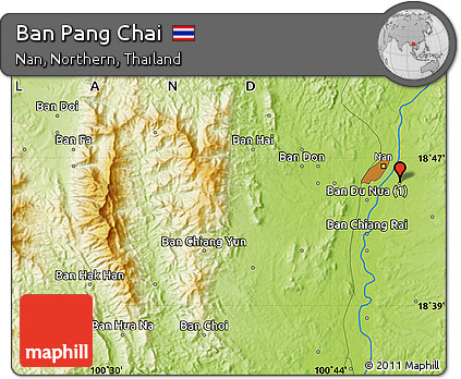 Physical Map of Ban Pang Chai
