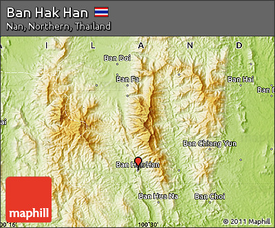 Physical Map of Ban Hak Han