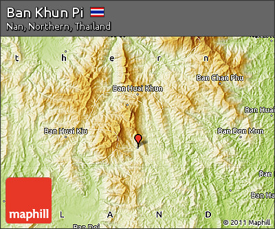 Physical Map of Ban Khun Pi