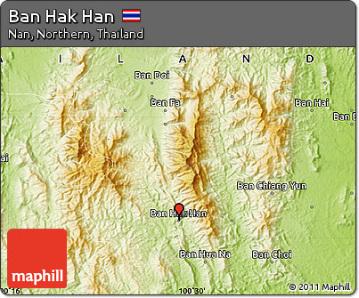 Physical Map of Ban Hak Han