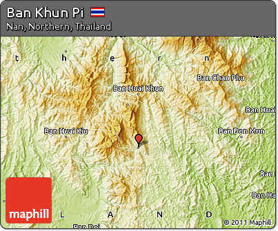 Physical Map of Ban Khun Pi