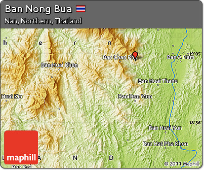 Physical Map of Ban Nong Bua