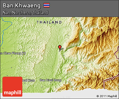 Physical 3D Map of Ban Khwaeng
