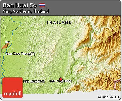 Physical 3D Map of Ban Huai So