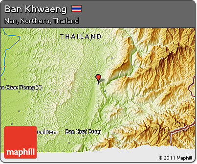 Physical 3D Map of Ban Khwaeng