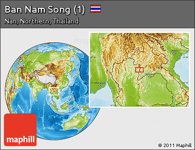 Physical Location Map of Ban Nam Song (1)