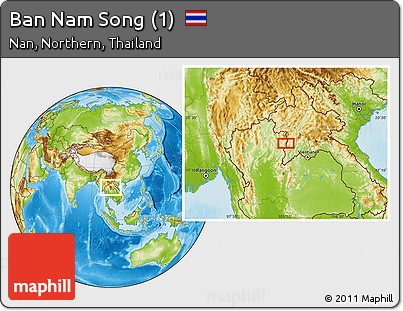 Physical Location Map of Ban Nam Song (1)