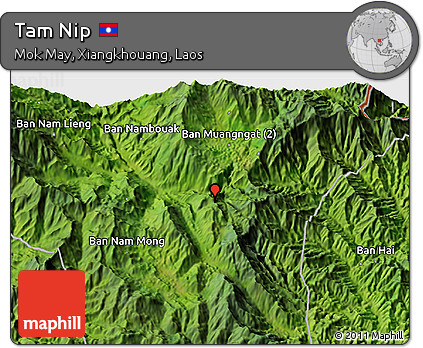 Satellite 3D Map of Tam Nip