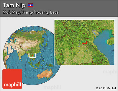 Satellite Location Map of Tam Nip