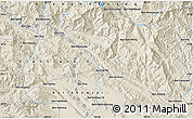 Shaded Relief Map of Ban Hatpan