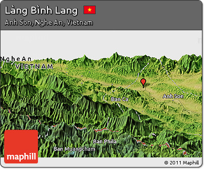 Satellite Panoramic Map of Làng Bình Lang
