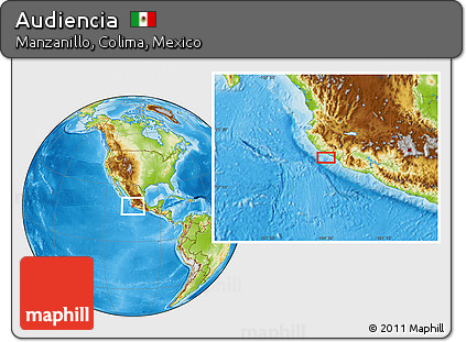 Physical Location Map of Audiencia