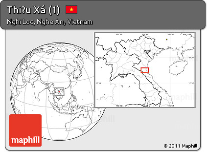 Blank Location Map of Thiều Xá (1)