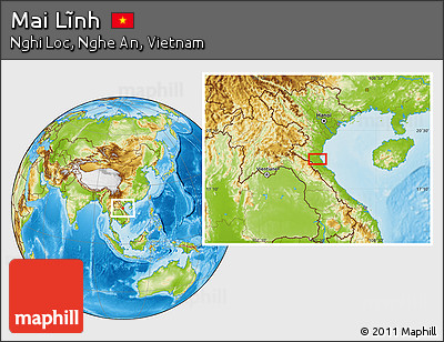 Physical Location Map of Mai Lĩnh