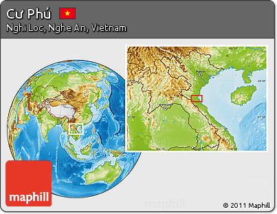 Physical Location Map of Cư Phú