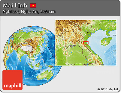 Physical Location Map of Mai Lĩnh