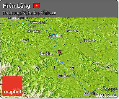 Physical Map of Hiên Lãng