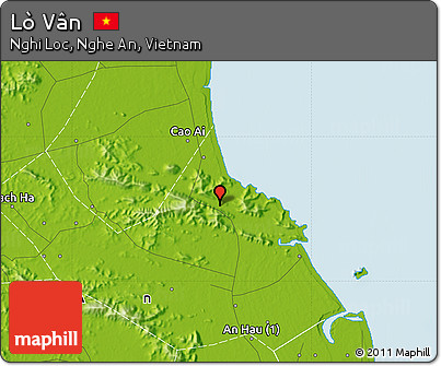 Physical Map of Lò Vân
