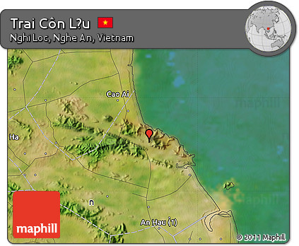 Satellite Map of Trai Côn Lều
