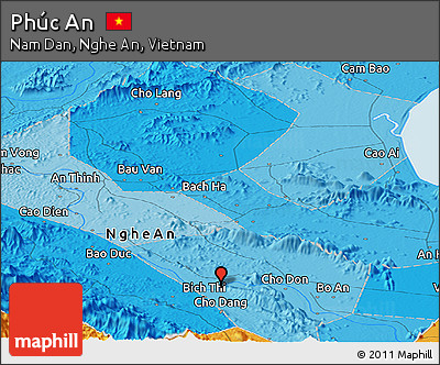 Political Panoramic Map of Phúc An