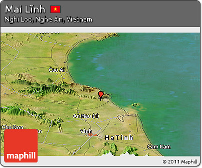 Satellite Panoramic Map of Mai Lĩnh